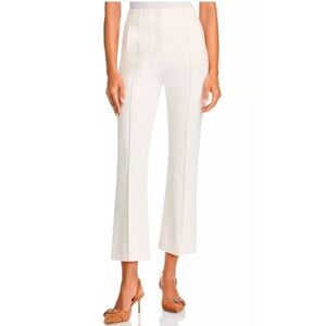 Veronica Beard Women's Kean Pant Cropped Pants DOVE Cream NWT 398 Sz 10